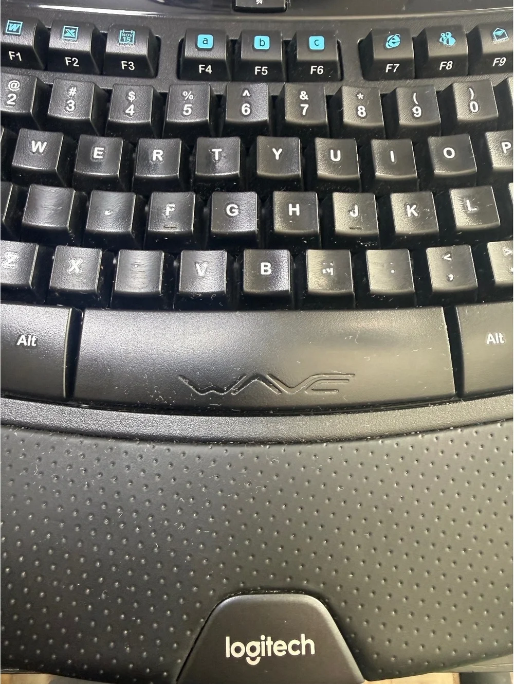 Logitech K350 Wireless Wave Keyboard with USB Unifying Receiver